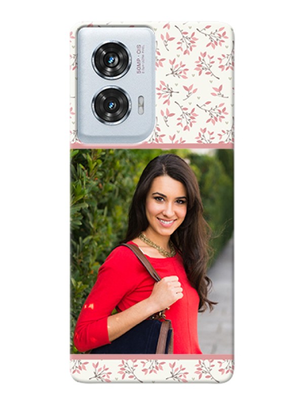 Custom Motorola Edge 50 Fusion Custom Hard Phone Case - Stunning Floral Design