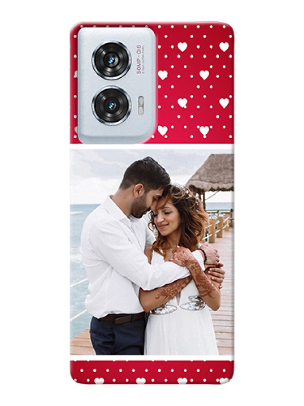 Custom Motorola Edge 50 Fusion Custom Hard Phone Case - Hearts Mobile Case Design