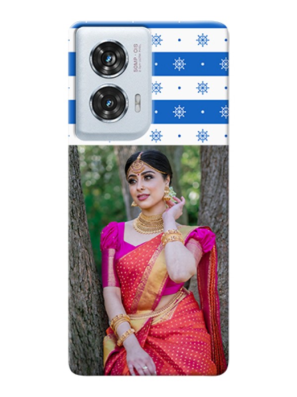 Custom Motorola Edge 50 Fusion Custom Hard Phone Case - Snow Pattern Design