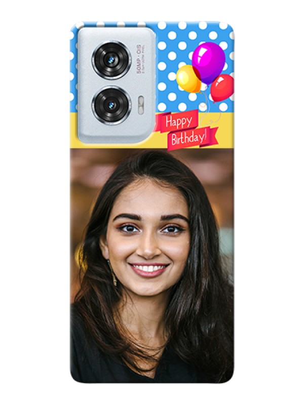 Custom Motorola Edge 50 Fusion Custom Hard Phone Case - Happy Birthday Design