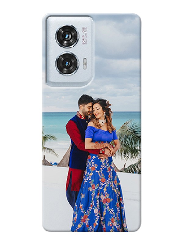 Custom Motorola Edge 50 Fusion Custom Hard Phone Case - Upload Full Picture Design