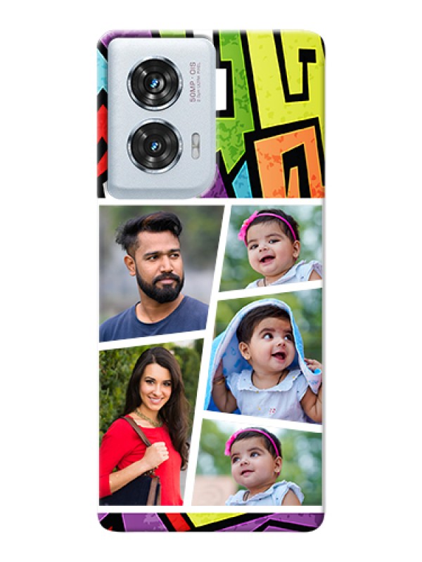 Custom Motorola Edge 50 Fusion Custom Hard Phone Case - Graffiti Pattern Design