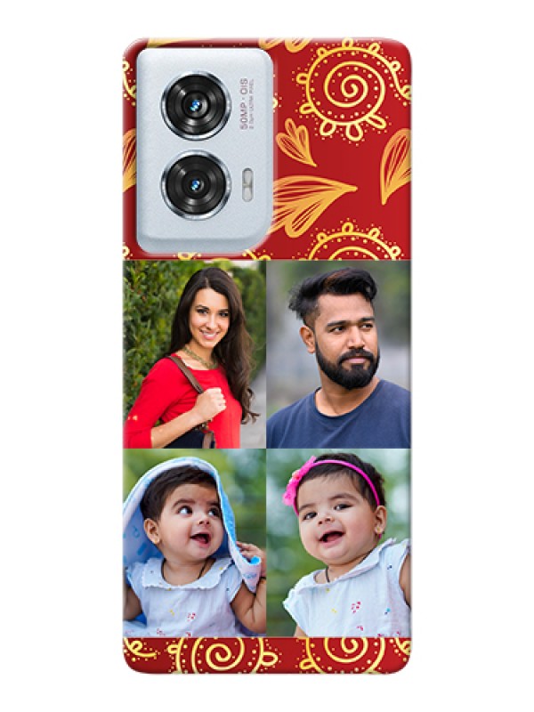 Custom Motorola Edge 50 Fusion Custom Hard Phone Case - 4 Image Traditional Design