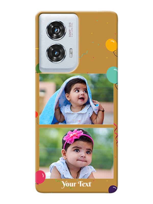 Custom Motorola Edge 50 Fusion Custom Hard Phone Case - Image Holder With Birthday Celebrations Design