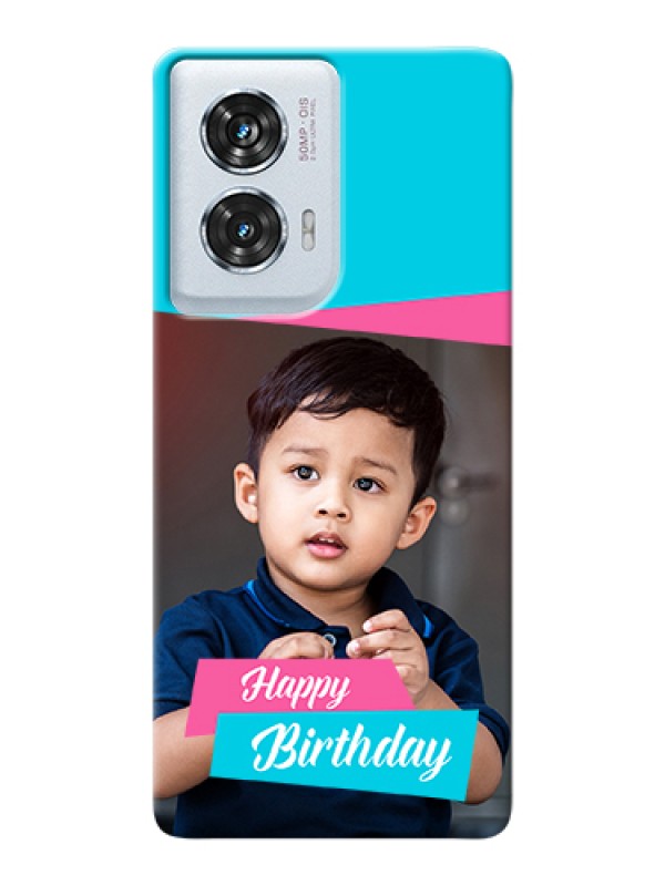 Custom Motorola Edge 50 Fusion Custom Hard Phone Case - Image Holder With 2 Color Design