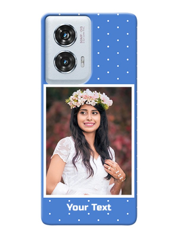 Custom Motorola Edge 50 Fusion Custom Hard Phone Case - Polka Dots Design