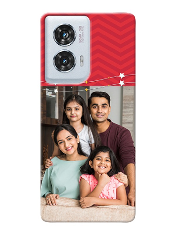 Custom Motorola Edge 50 Fusion Custom Hard Phone Case - Happy Family Design