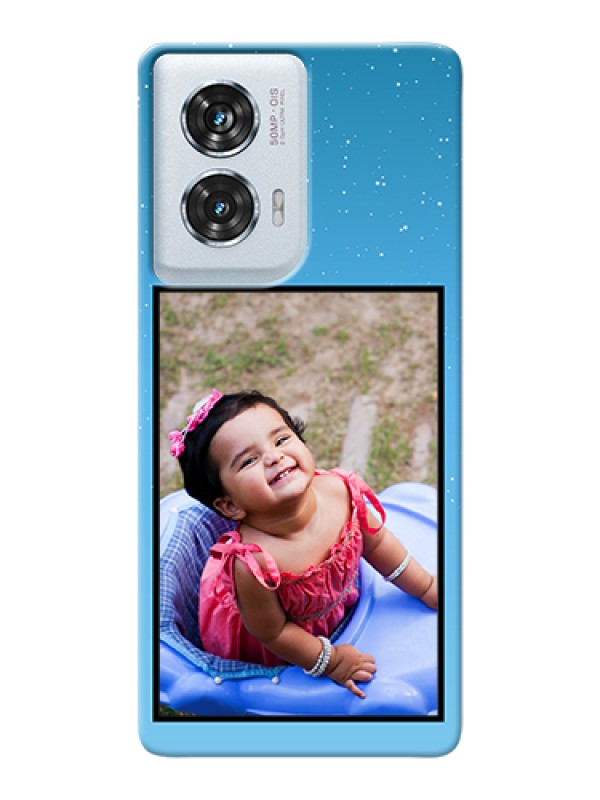 Custom Motorola Edge 50 Fusion Custom Hard Phone Case - Wave Pattern Colorful Design