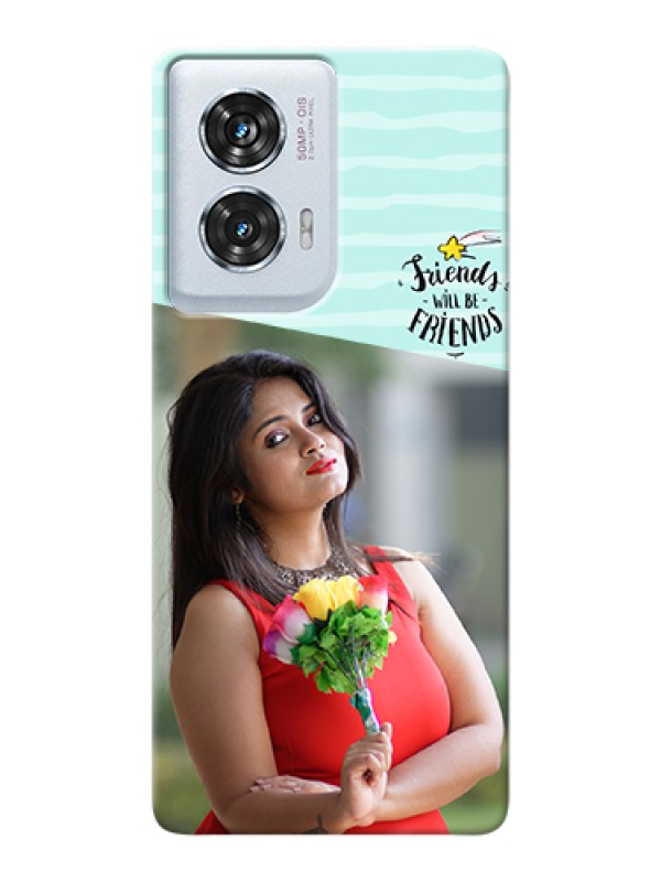 Custom Motorola Edge 50 Fusion Custom Hard Phone Case - Friends Picture Icon Design