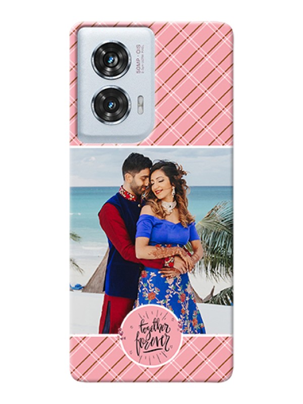 Custom Motorola Edge 50 Fusion Custom Hard Phone Case - Together Forever Design