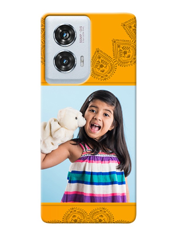 Custom Motorola Edge 50 Fusion Custom Hard Phone Case - Photo Wedding Design