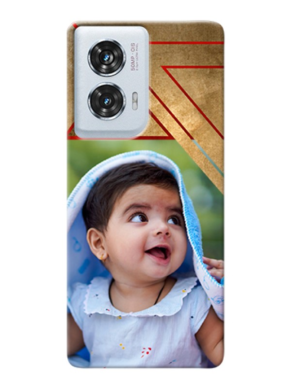 Custom Motorola Edge 50 Fusion Custom Hard Phone Case - Gradient Abstract Texture Design