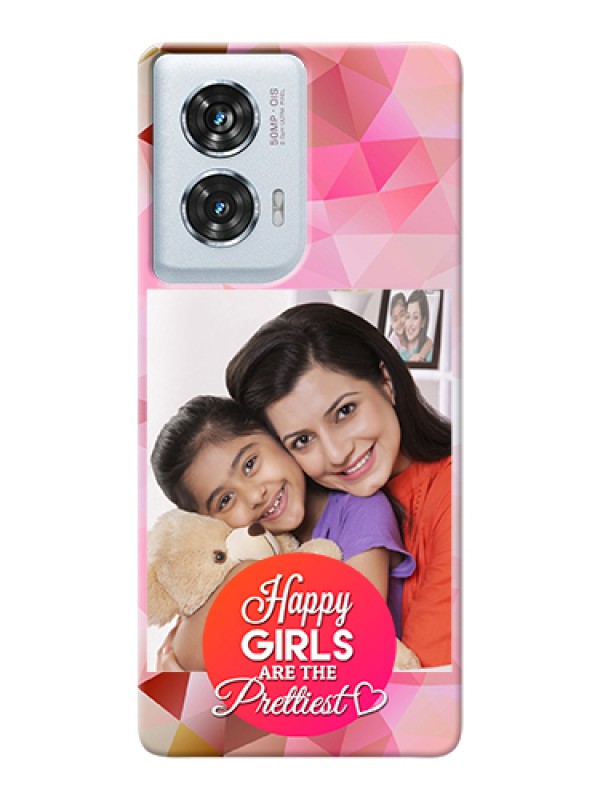 Custom Motorola Edge 50 Fusion Custom Hard Phone Case - Abstract Triangle Design