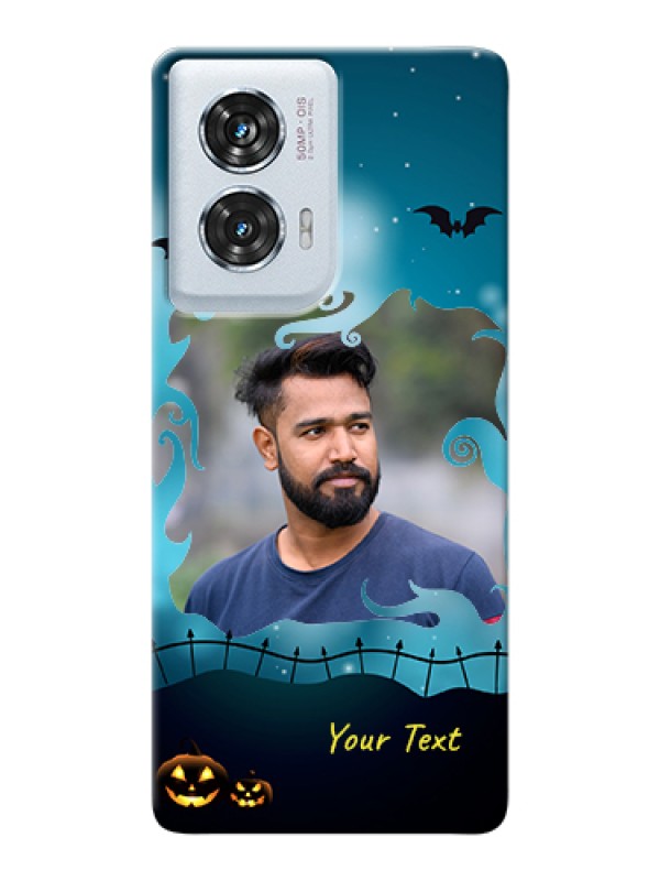 Custom Motorola Edge 50 Fusion Custom Hard Phone Case - Halloween Frame Design