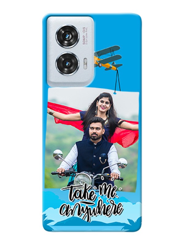 Custom Motorola Edge 50 Fusion Custom Hard Phone Case - Traveller Design