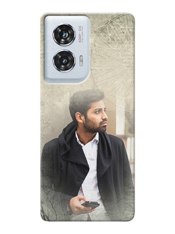 Custom Motorola Edge 50 Fusion Custom Hard Phone Case - With Vintage Design