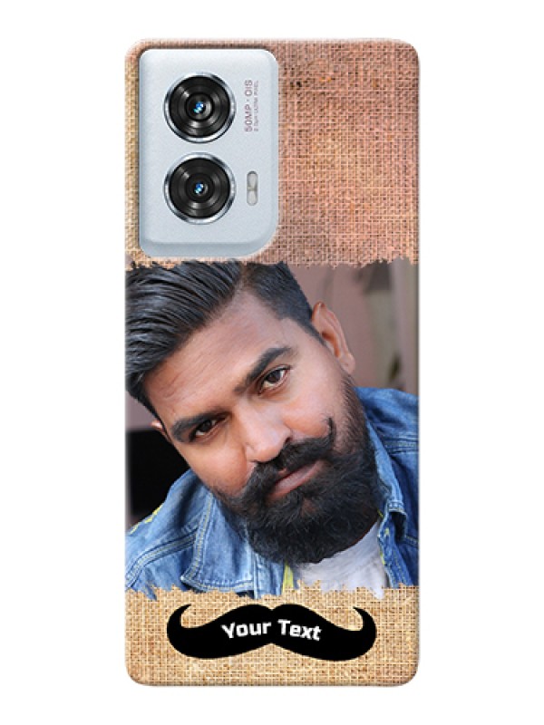 Custom Motorola Edge 50 Fusion Custom Hard Phone Case - With Texture Design