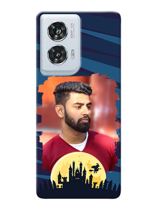 Custom Motorola Edge 50 Fusion Custom Hard Phone Case - Halloween Witch Design