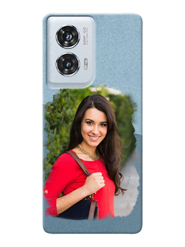 Custom Motorola Edge 50 Fusion Custom Hard Phone Case - Grunge Line Art Design