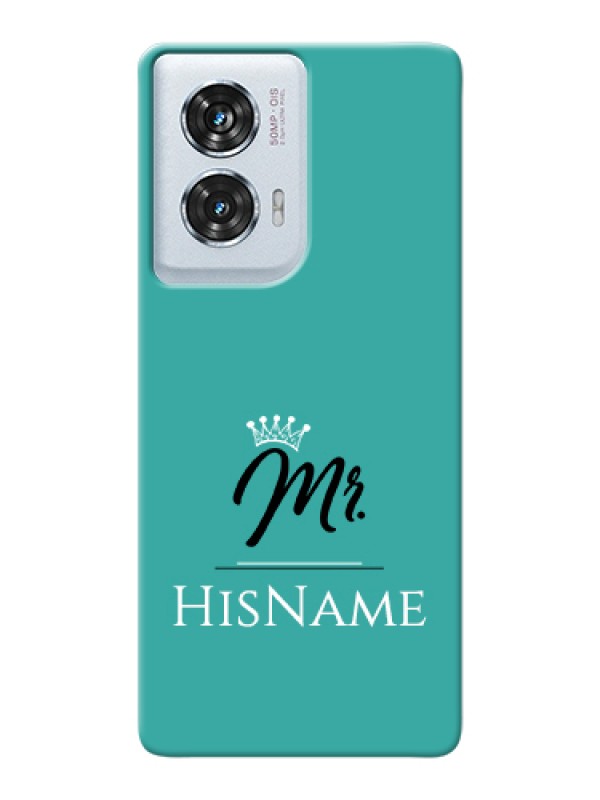 Custom Motorola Edge 50 Fusion Custom Hard Phone Case - Mr With Name Design