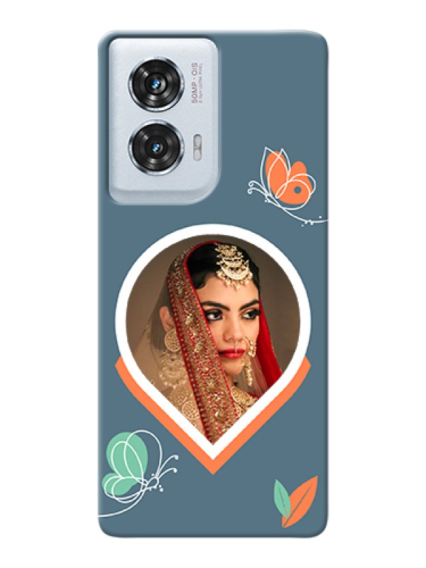 Custom Motorola Edge 50 Fusion Custom Hard Phone Case - Droplet Butterflies Design