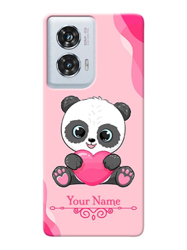 Custom Motorola Edge 50 Fusion Custom Hard Phone Case - Cute Panda Design