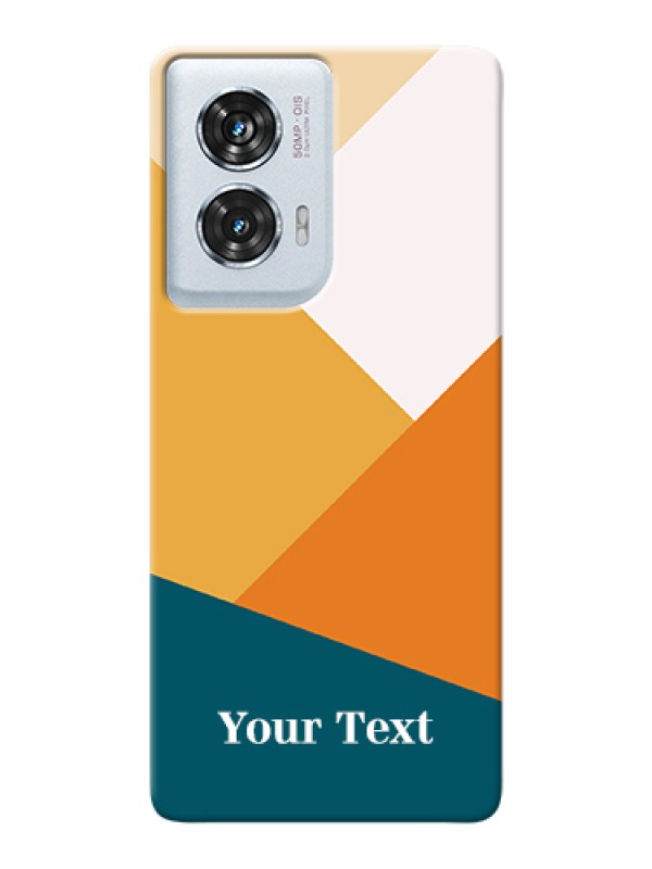 Custom Motorola Edge 50 Fusion Custom Hard Phone Case - Stacked Multi - Colour Design