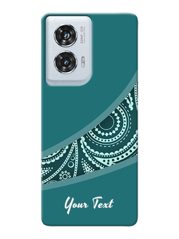 Custom Motorola Edge 50 Fusion Custom Hard Phone Case - Semi Visible Floral Design