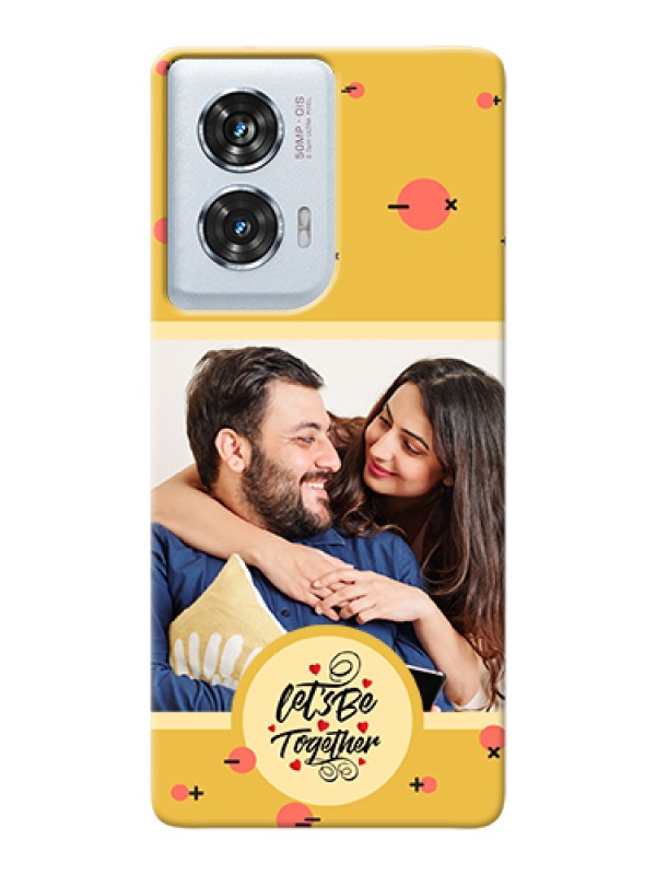 Custom Motorola Edge 50 Fusion Custom Hard Phone Case - Lets Be Together Design