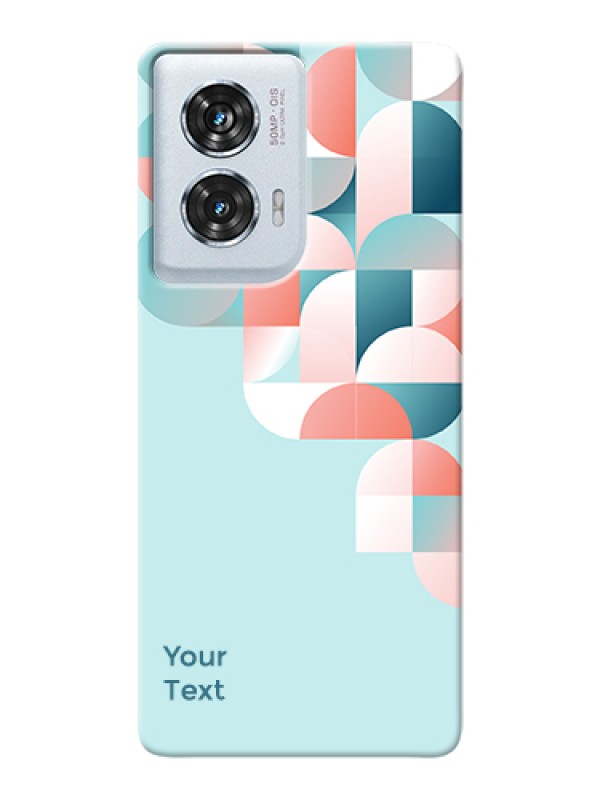 Custom Motorola Edge 50 Fusion Custom Hard Phone Case - Stylish Semi - Circle Pattern Design