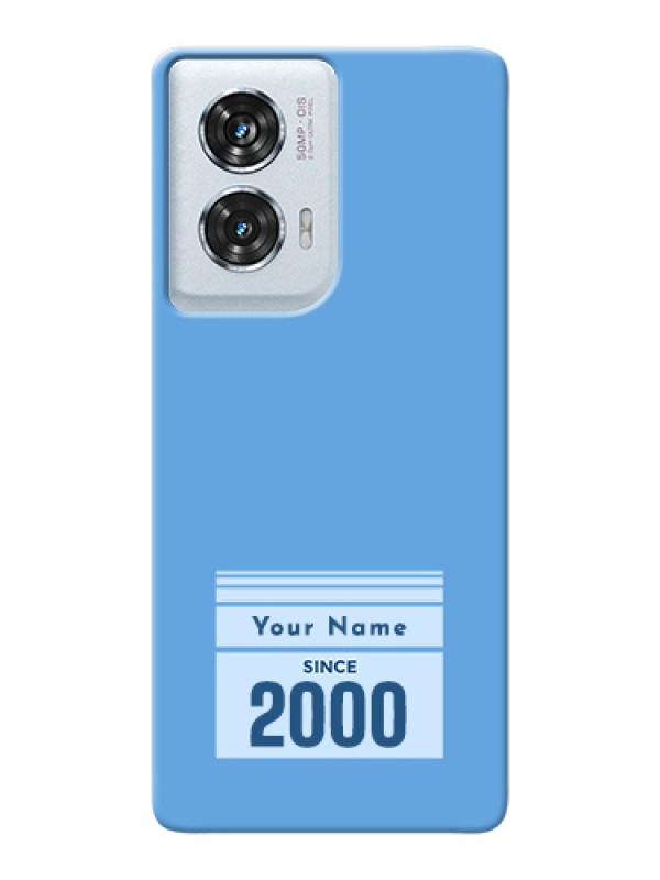 Custom Motorola Edge 50 Fusion Custom Hard Phone Case - Custom Year Of Birth Design