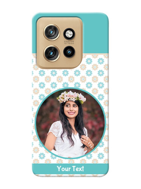 Custom Motorola Edge 50 Neo Custom Mobile Back Covers: Beautiful Flowers Design