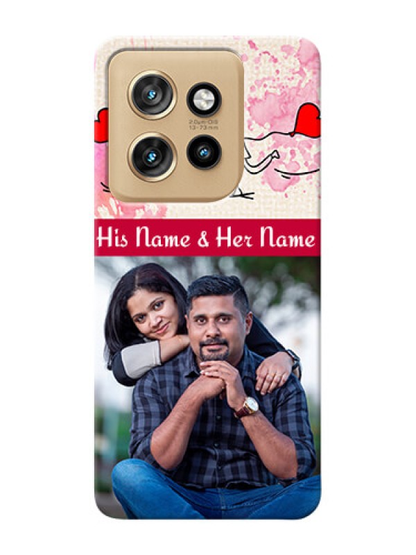 Custom Motorola Edge 50 Neo phone back covers: You and Me Case Design