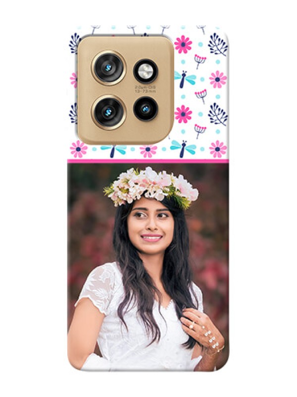 Custom Motorola Edge 50 Neo Mobile Covers: Colorful Flower Design