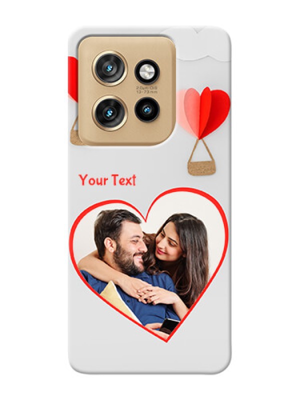 Custom Motorola Edge 50 Neo Phone Covers: Parachute Love Design