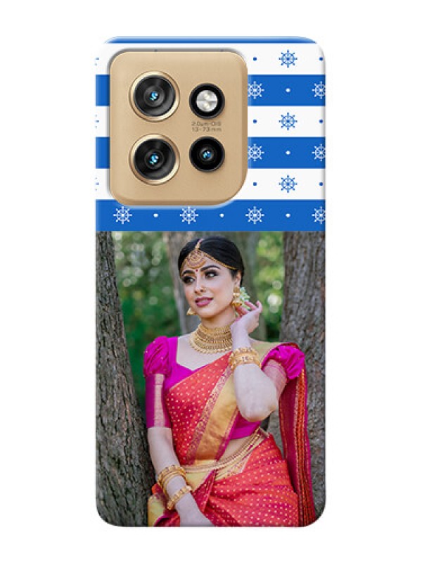 Custom Motorola Edge 50 Neo custom mobile covers: Snow Pattern Design