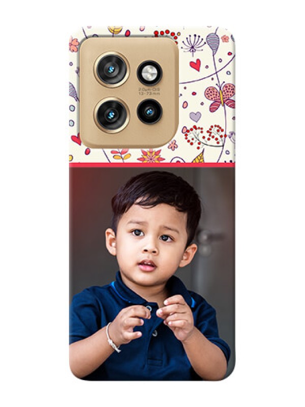 Custom Motorola Edge 50 Neo phone back covers: Premium Floral Design