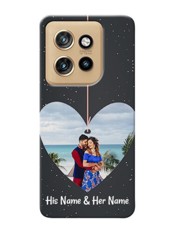 Custom Motorola Edge 50 Neo custom phone cases: Hanging Heart Design