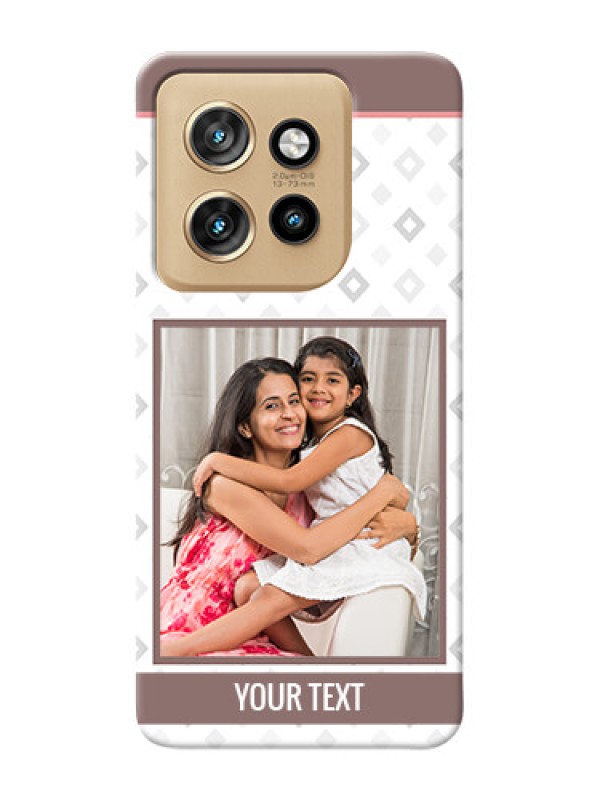 Custom Motorola Edge 50 Neo custom back covers: Simple Diamond Design