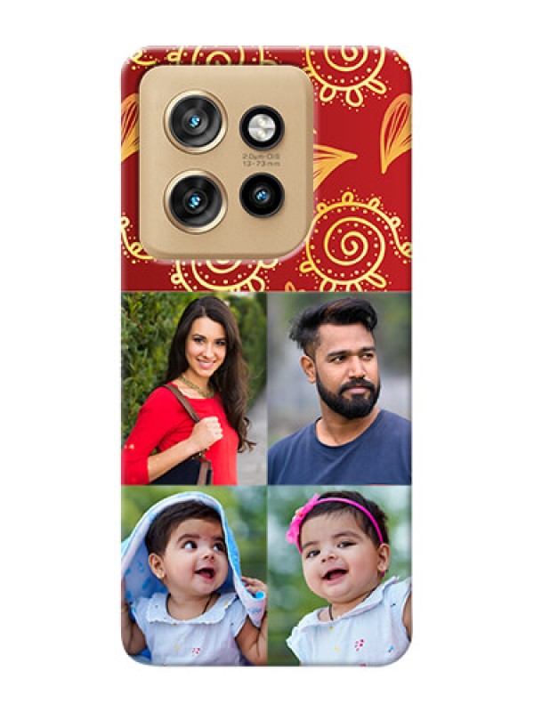 Custom Motorola Edge 50 Neo Mobile Phone Cases: 4 Image Traditional Design