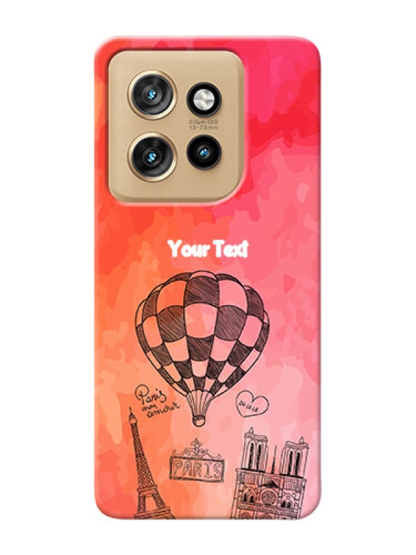 Custom Motorola Edge 50 Neo Personalized Mobile Covers: Paris Theme Design