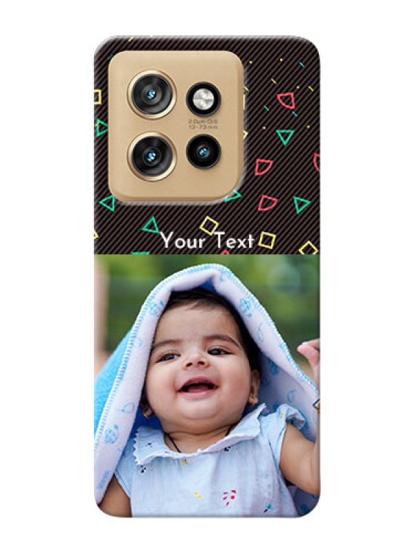 Custom Motorola Edge 50 Neo custom mobile cases with confetti birthday design