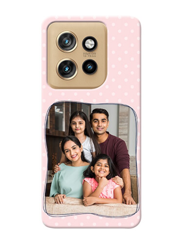 Custom Motorola Edge 50 Neo Personalized Phone Cases: Family with Dots Design