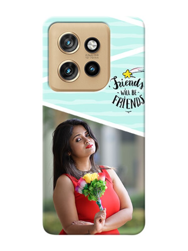 Custom Motorola Edge 50 Neo Mobile Back Covers: Friends Picture Icon Design