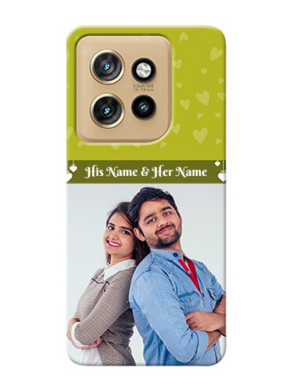 Custom Motorola Edge 50 Neo custom mobile covers: You And Me Heart Design