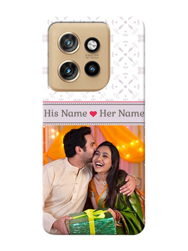 Custom Motorola Edge 50 Neo Phone Cases with Photo and Ethnic Design