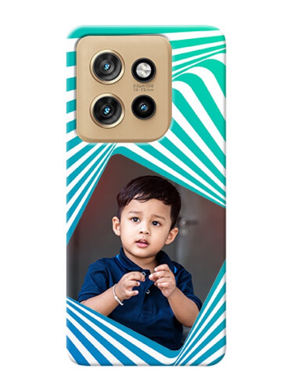 Custom Motorola Edge 50 Neo Personalised Mobile Covers: Abstract Spiral Design