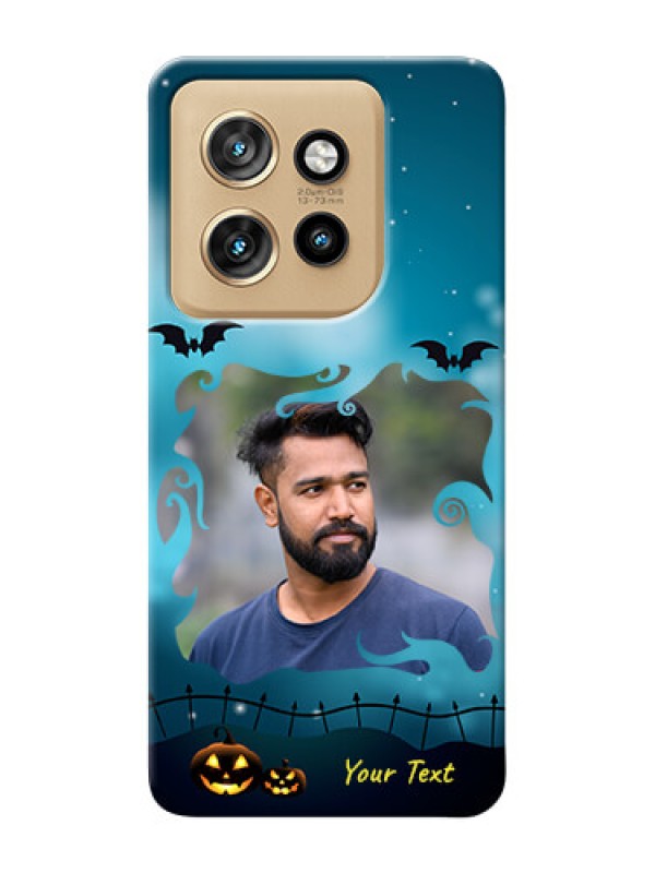 Custom Motorola Edge 50 Neo Personalised Phone Cases: Halloween frame design