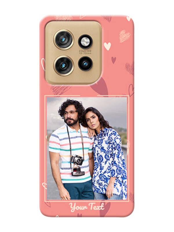 Custom Motorola Edge 50 Neo custom mobile phone cases: love doodle art Design