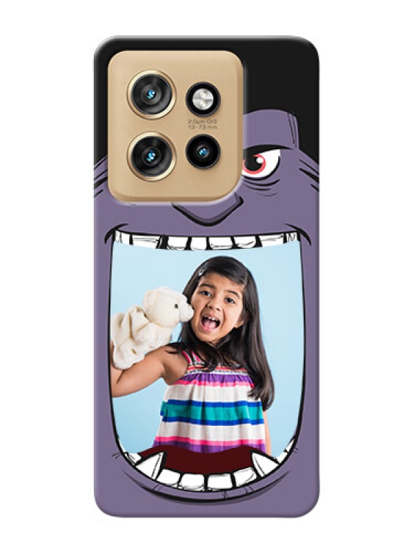 Custom Motorola Edge 50 Neo Personalised Phone Covers: Angry Monster Design